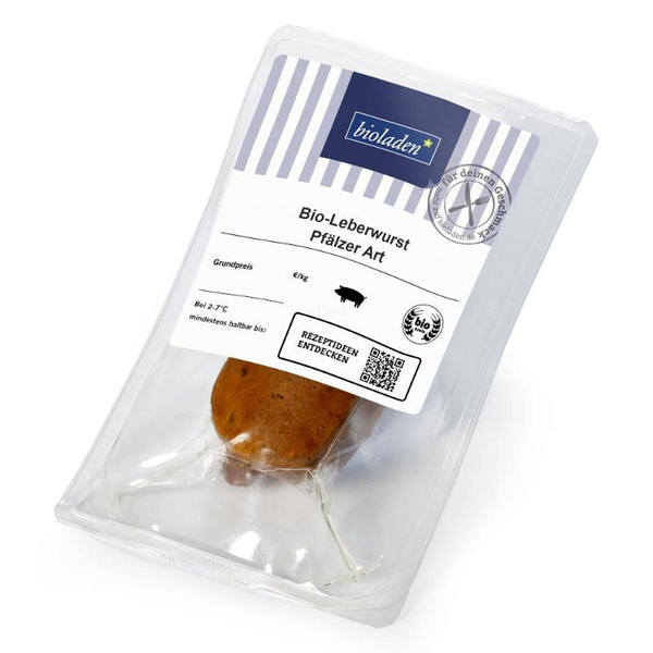 Produktfoto zu b* Leberwurst Pfälzer Art 180g