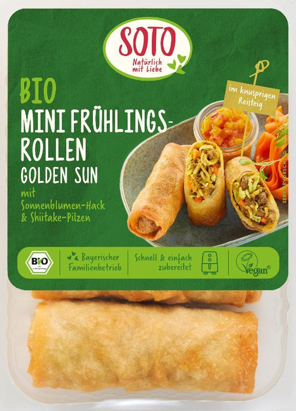 Produktfoto zu Mini Frühlingsrollen Golden Sun 190g