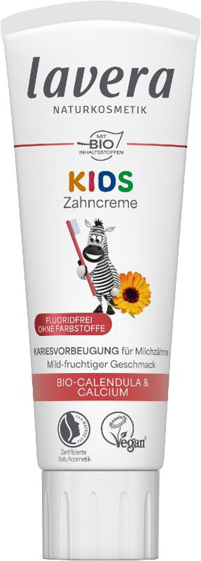 Produktfoto zu Zahncreme Kids Fluoridfrei 75ml