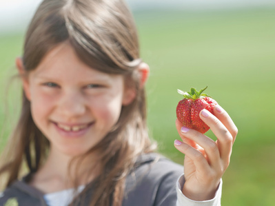 Texthinweis auf grünem Hintergrund: Angebote - Nur für kurze Zeit reduziert