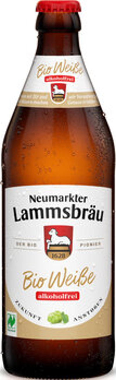 Produktfoto zu Kiste Lammsbräu Weisse Alkoholfrei (10 x 0,5l)