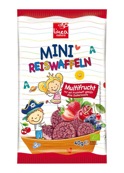 Produktfoto zu Mini Reiswaffeln Multifrucht 40g