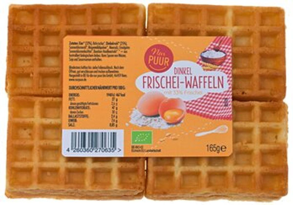 Produktfoto zu Dinkel-Frischeiwaffeln