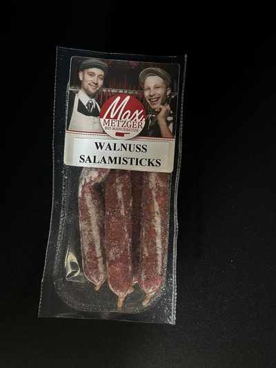 Produktfoto zu Walnuss Salamisticks 70g