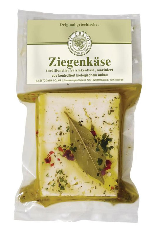 Produktfoto zu Original griechischer Ziegenkäse, mariniert 175g
