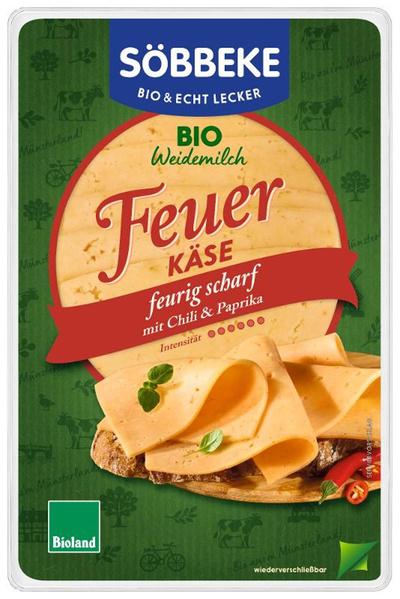 Produktfoto zu Feuerkäse Scheiben 125g