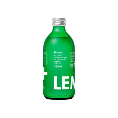 Produktfoto zu Lemonaid Limette Limonade 0,33l (fairtrade & vegan)