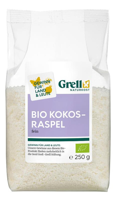 Produktfoto zu Kokosraspel fein 250g
