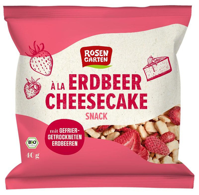 Produktfoto zu Erdbeer Cheesecake Snack 40g