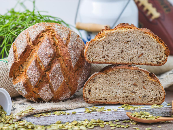 Produktfoto zu Ackerbohnen-Protein Brot 500g