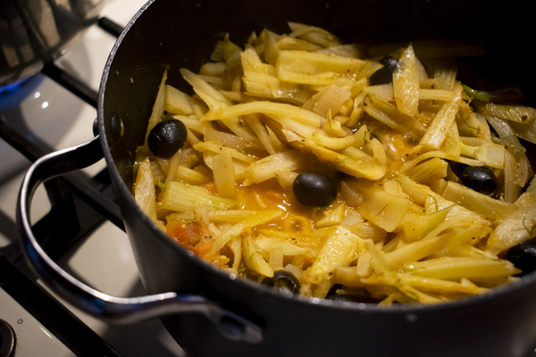 Fenchel im Topf