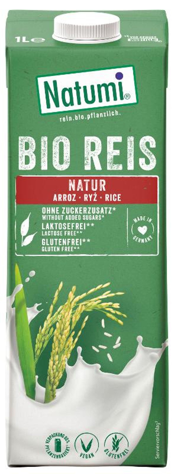Produktfoto zu Reisdrink Natural 1 l