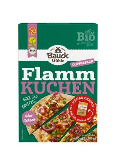 Produktfoto zu Flammkuchen-Teig, Backmischung (glutenfrei) 400g