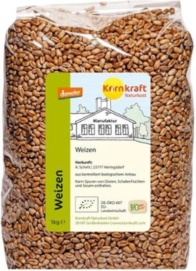 Produktfoto zu Weizen 1 kg demeter