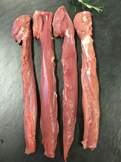 Produktfoto zu Lammlachse aus dem Rücken 2 Stück (2x ca. 125g)