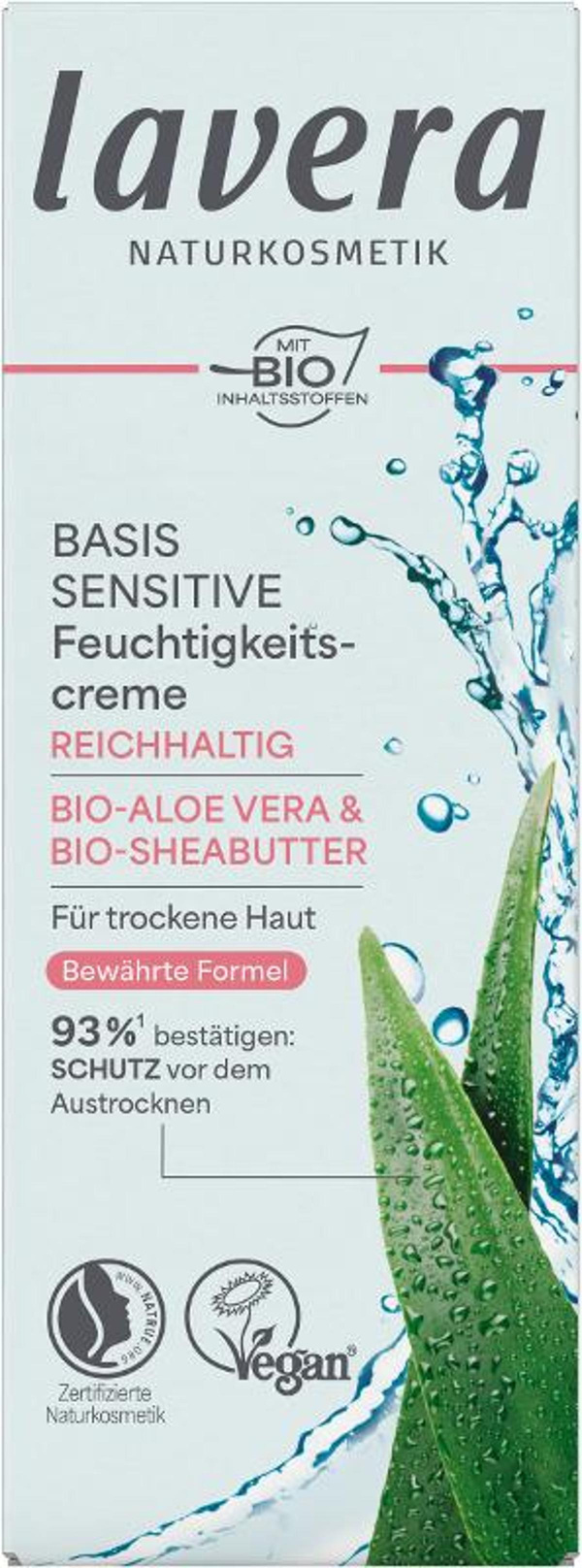Produktfoto zu Lavera basis sensitiv reichhaltige Feuchtigkeitscreme 50ml