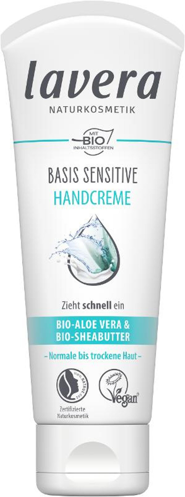 Produktfoto zu Lavera basis sensitiv Handcreme 75ml