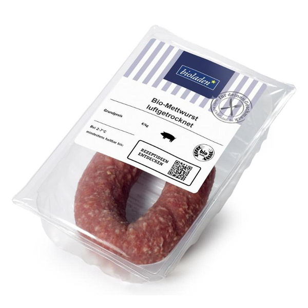 Produktfoto zu b* Mettwurst im Ring ca. 250g