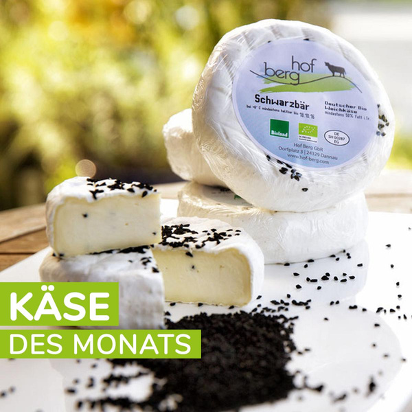 Produktfoto zu Schwarzbär Camembert mit Schwarzkümmel 250g