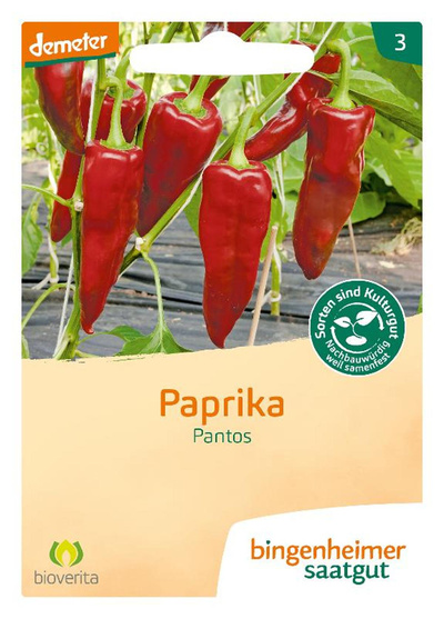 Produktfoto zu Spitzpaprika rot 'Pantos' - Saatgut