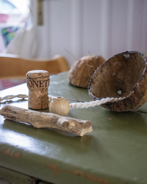 Zubehör Kokosnussvogelfutterstelle