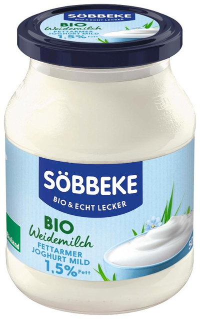 Produktfoto zu Fettarmer Naturjoghurt mild 1,5 % 500 g