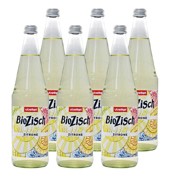 Produktfoto zu Kiste BioZisch Zitrone (6x0,7l)