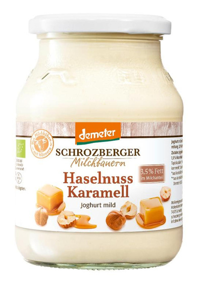 Produktfoto zu Haselnuss Karamell Joghurt 500g