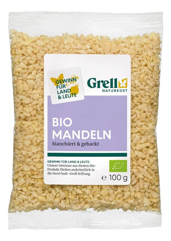 Produktfoto zu Mandeln blanchiert & gehackt 100g