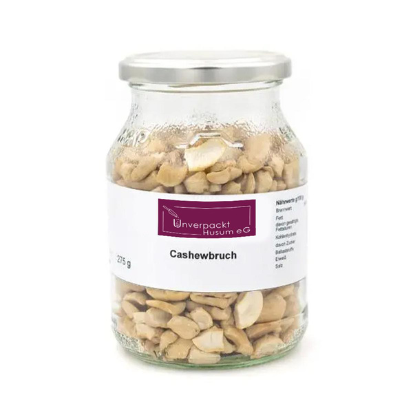 Produktfoto zu Cashewbruch im Pfandglas 275g