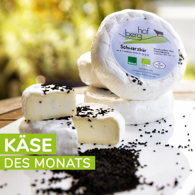 Produktfoto zu Schwarzbär Camembert mit Schwarzkümmel 250g