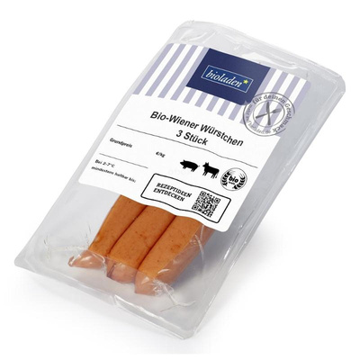 Produktfoto zu b* Wiener Würstchen (3 Stück) 150g
