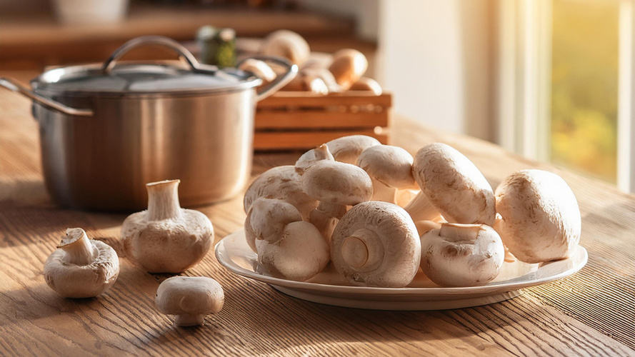 Rezeptbild für Bandnudeln mit Steinchampignon-Zucchini-Ragout