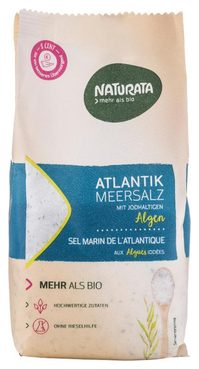 Produktfoto zu Atlantik Meersalz mit Jodhaltigen Algen 500g