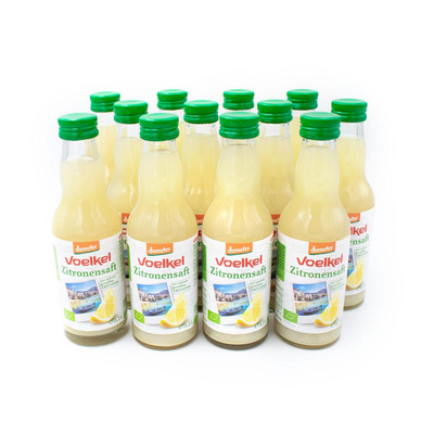 Produktfoto zu Kiste Zitronensaft (12x 0,2l)