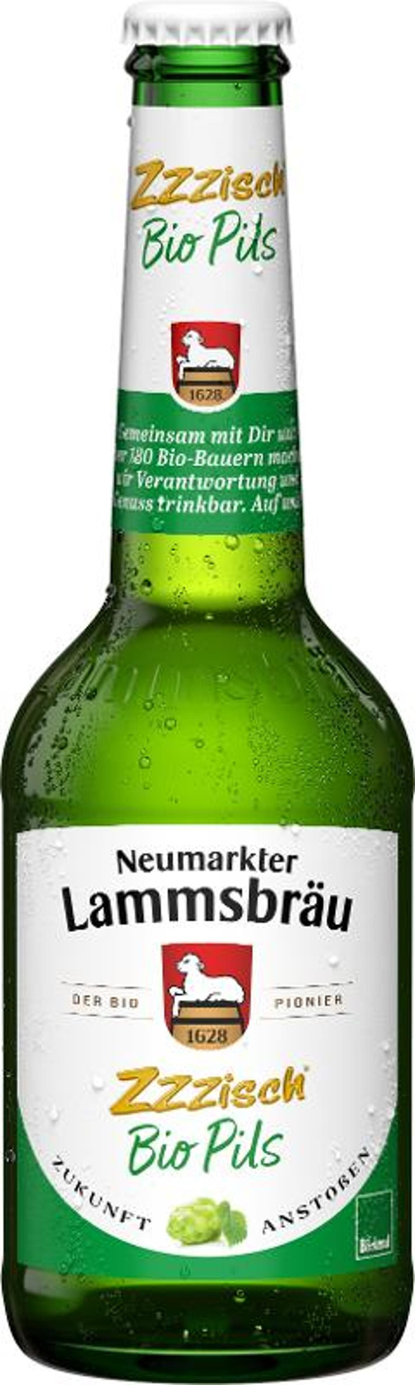 Produktfoto zu Lammsbräu Pils Zzzisch 4er Pack (4x 0,33l)