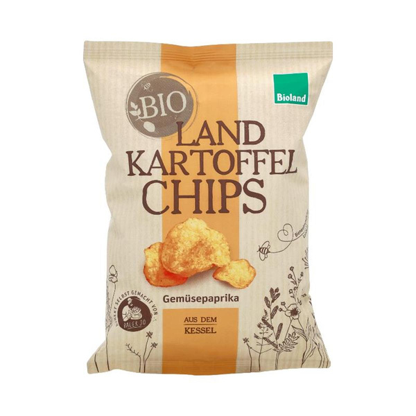 Produktfoto zu Landkartoffelchips Paprika