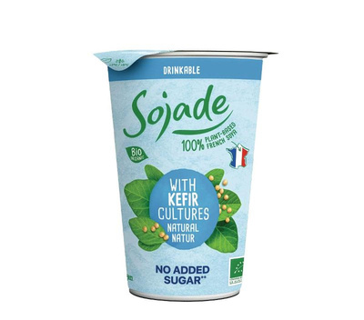 Produktfoto zu Sojade Soja mit Kefir Kulturen Natur 250g Becher Trinkkerfir