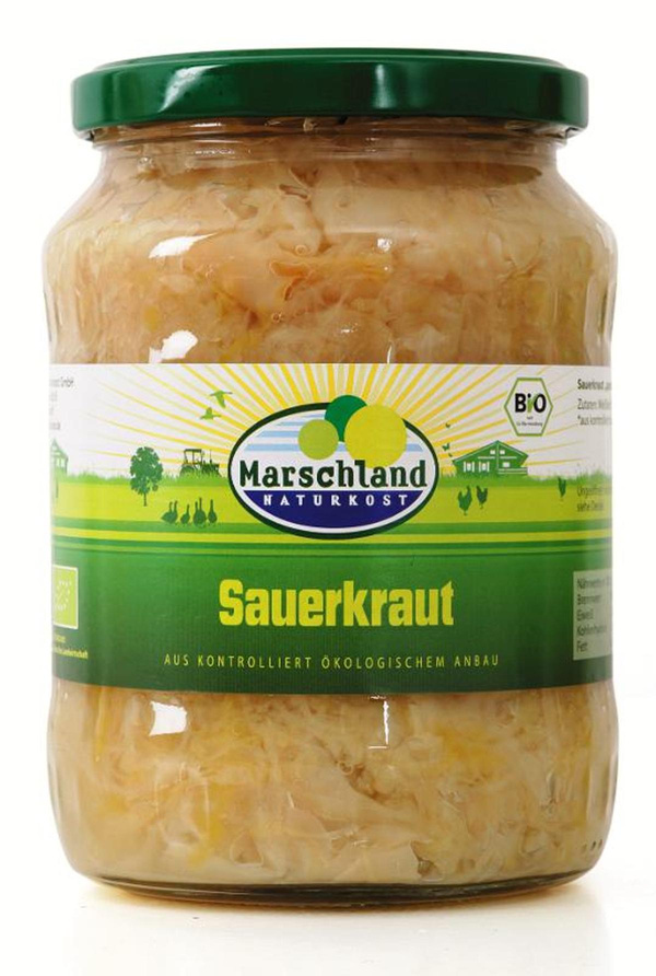 Produktfoto zu Sauerkraut Glas 680g