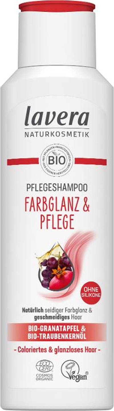 Produktfoto zu Lavera Shampoo Farbglanz und Pflege 250ml