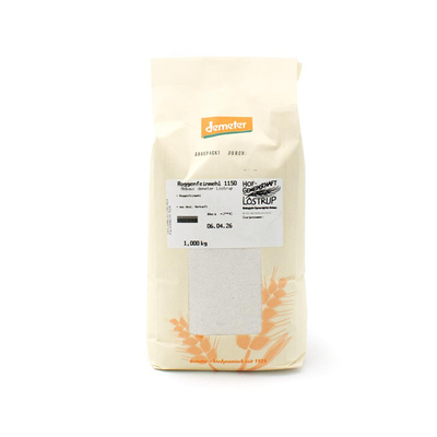 Produktfoto zu Roggenmehl fein (Type 1150) 1 kg