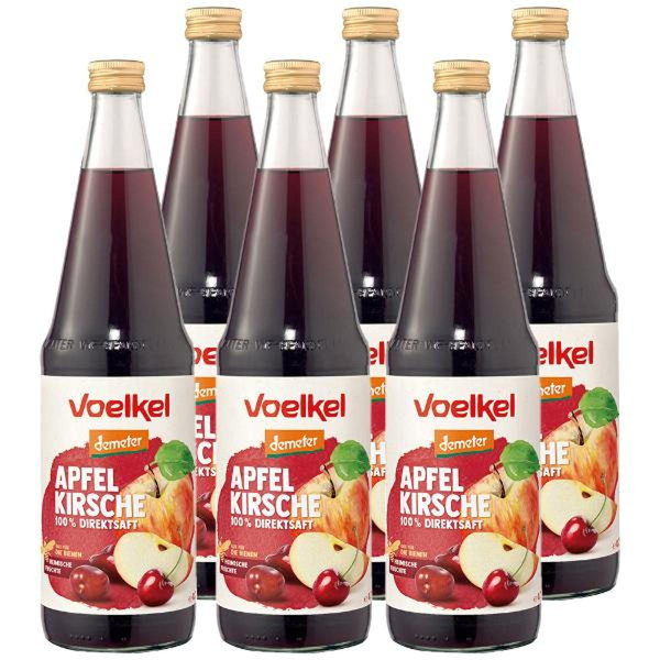 Produktfoto zu Apfel-Kirsch-Saft Kiste 6x0,7L