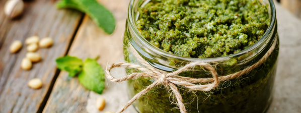 Bärlauch Pesto im Glas