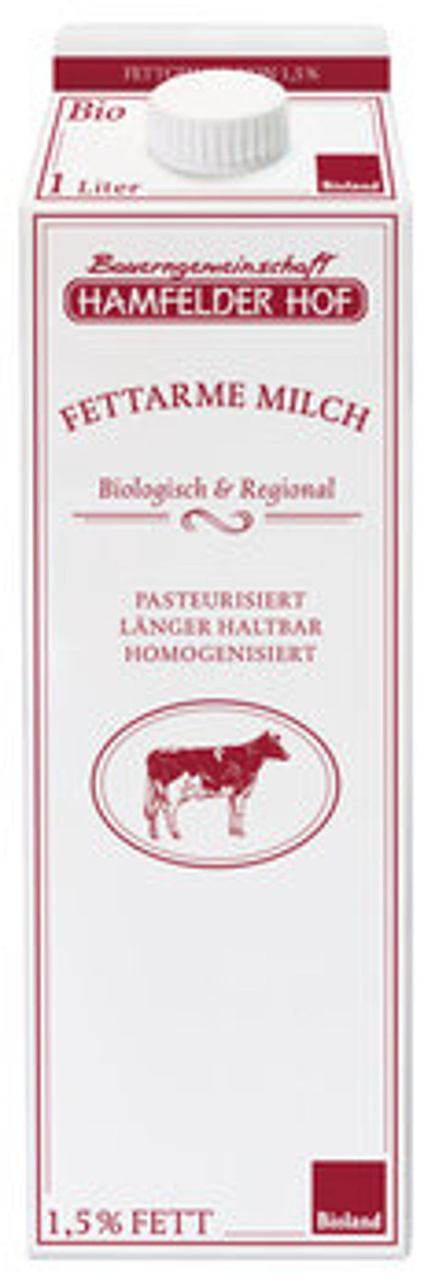 Produktfoto zu Milch 1,5% fettarm längerfrisch