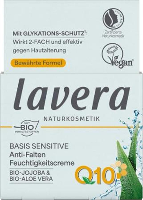 Produktfoto zu Lavera basis Anti Falten Feuchtigkeitscreme Q10 50ml