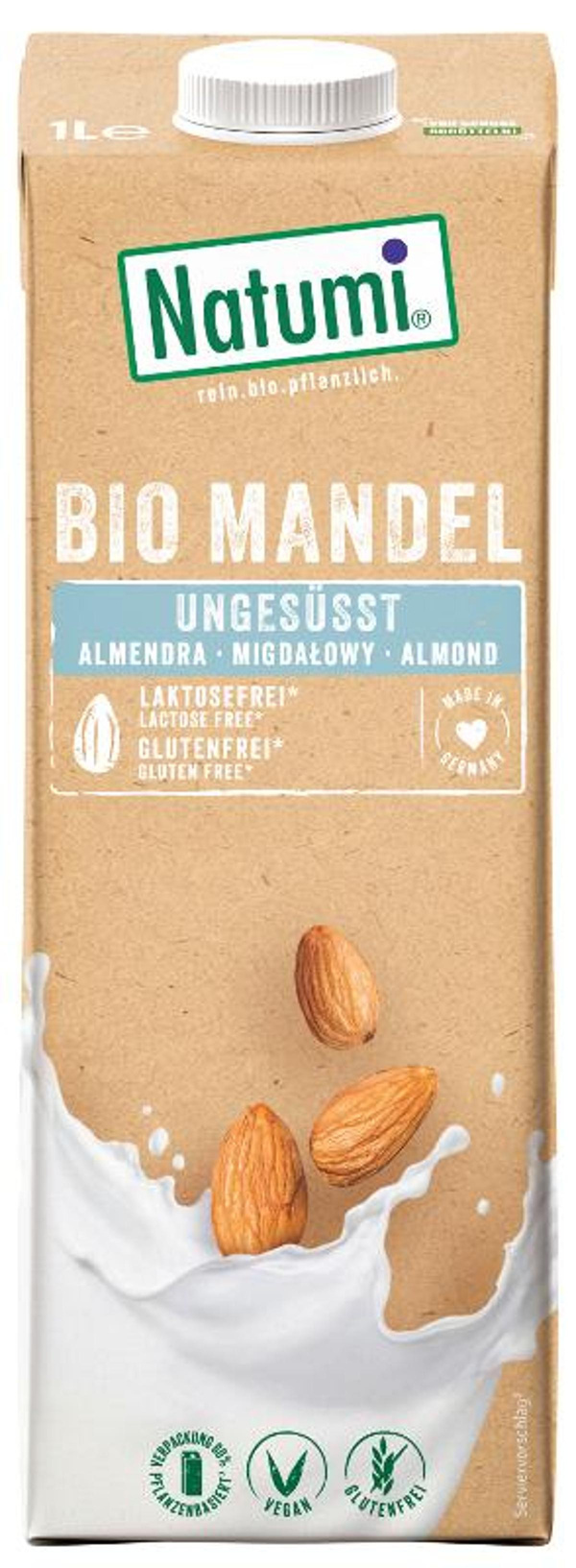 Produktfoto zu Mandeldrink ungesüßt 1L