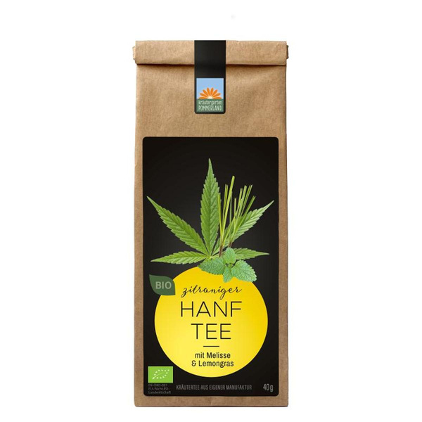 Produktfoto zu Zitroniger Hanftee (Papiertüte) 40g