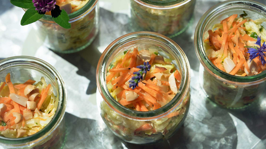 Rezeptbild für Veganer&nbsp;<br>Weißkrautsalat Coleslaw
