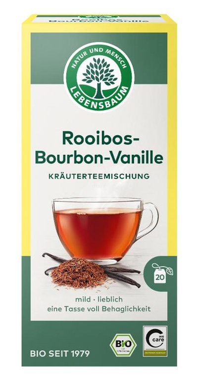 Produktfoto zu Rooibos-Bourbon-Vanille Kräutertee (Beutel)