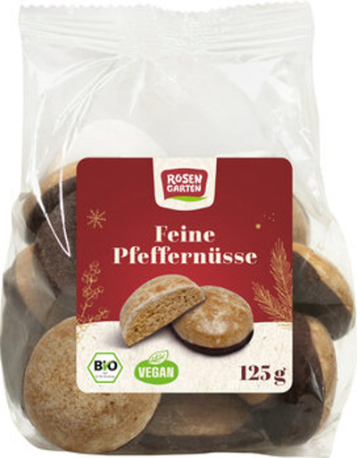Produktfoto zu Pfeffernüsse mit Zartbitter (vegan)
